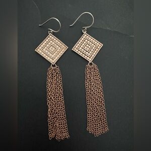 Anna Beck Rose Gold Dangle Earrings